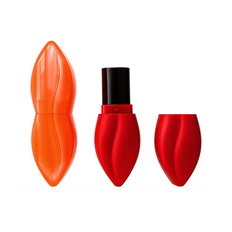 Empty Lipstick Tube Packaging Lip Shaped Novelty Red YS655
