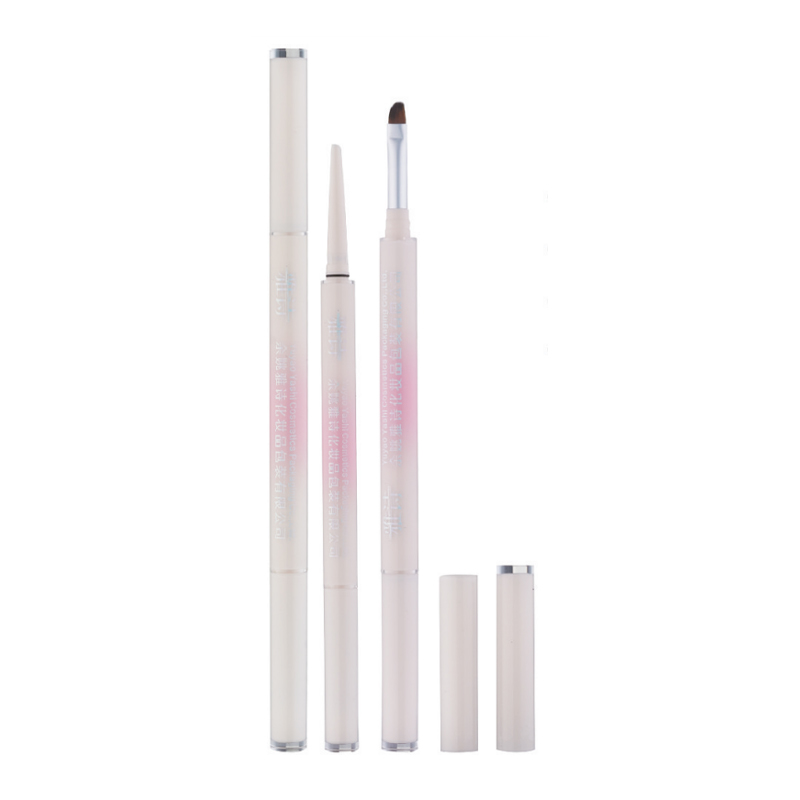 Dual-Color Gel Eyeliner Pencil Packaging with Blending Brush Tip YS927